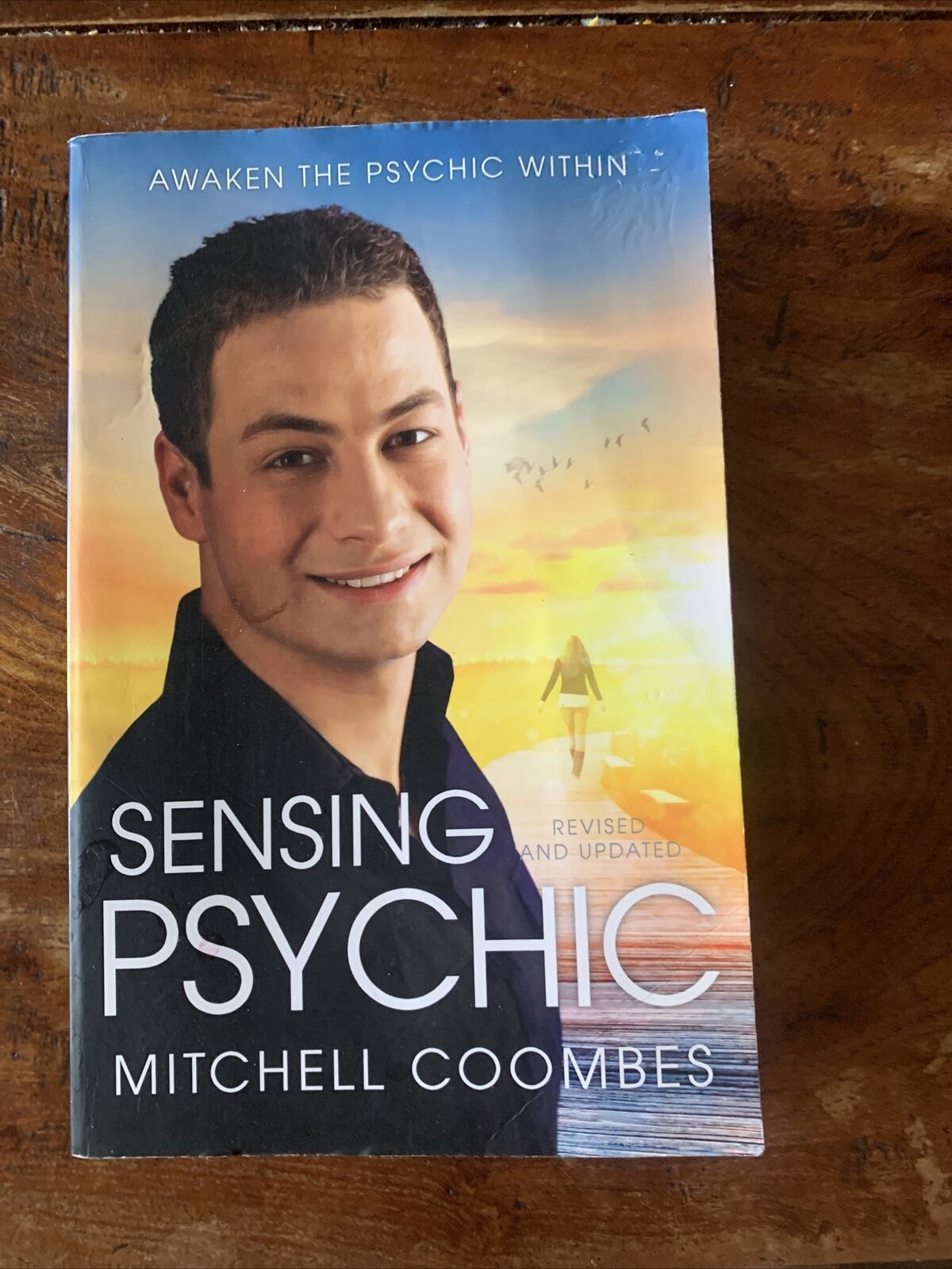 PB Book Signed Copy SENSING PSYCHIC by Mitchell Coombes 2016 " To Ashleigh "