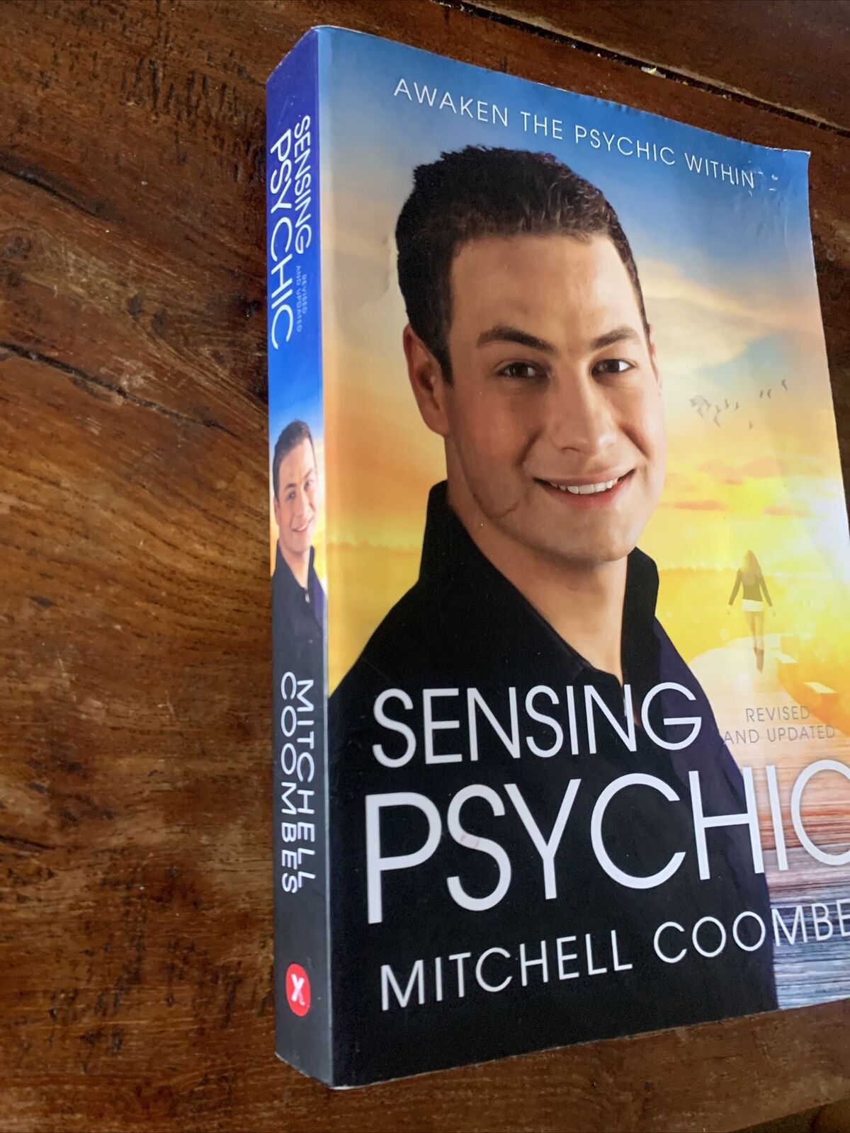 PB Book Signed Copy SENSING PSYCHIC by Mitchell Coombes 2016 " To Ashleigh "