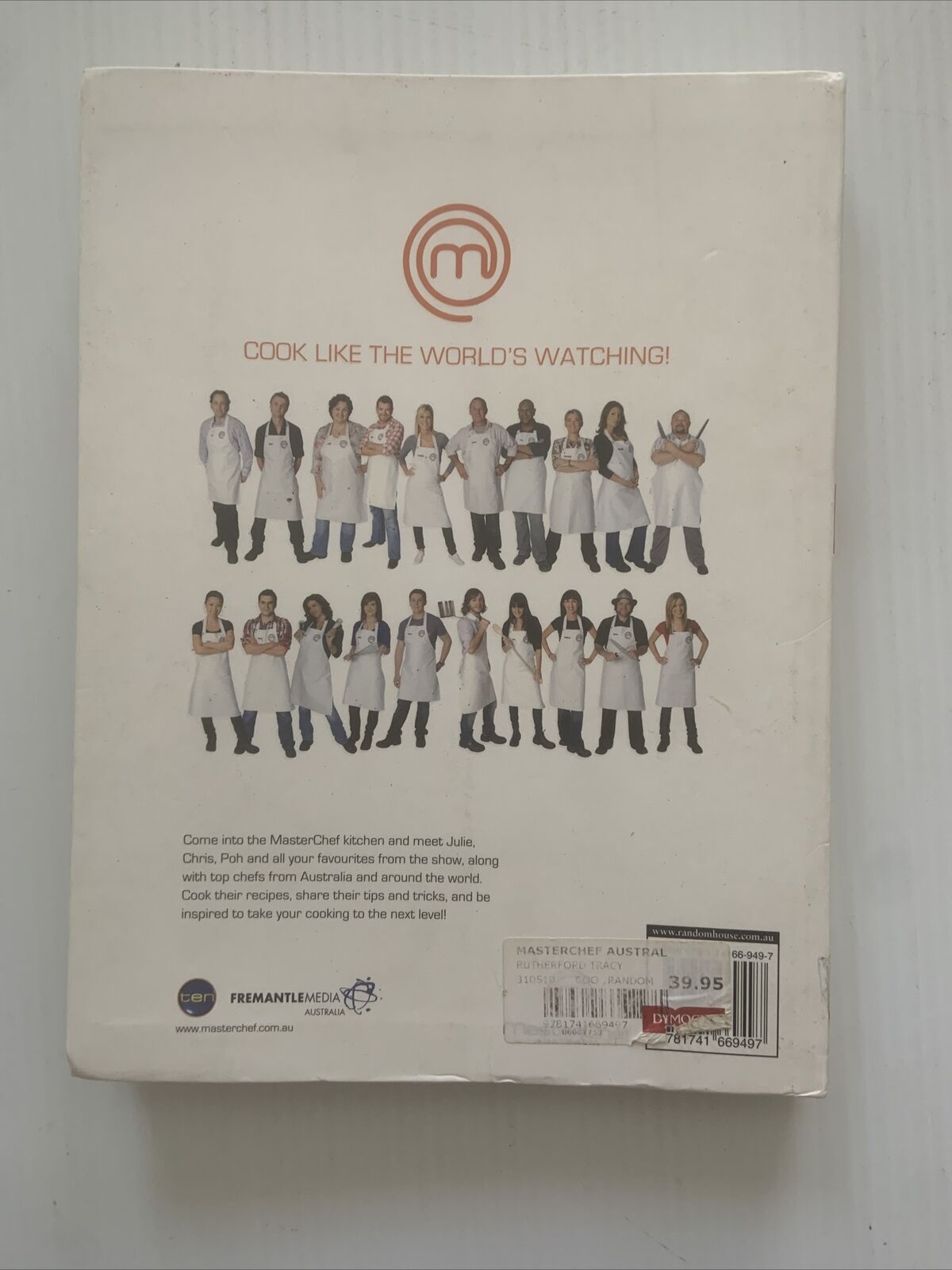 MASTERCHEF Australia THE COOKBOOK Volume One SIGNED Marion Contestant Journey