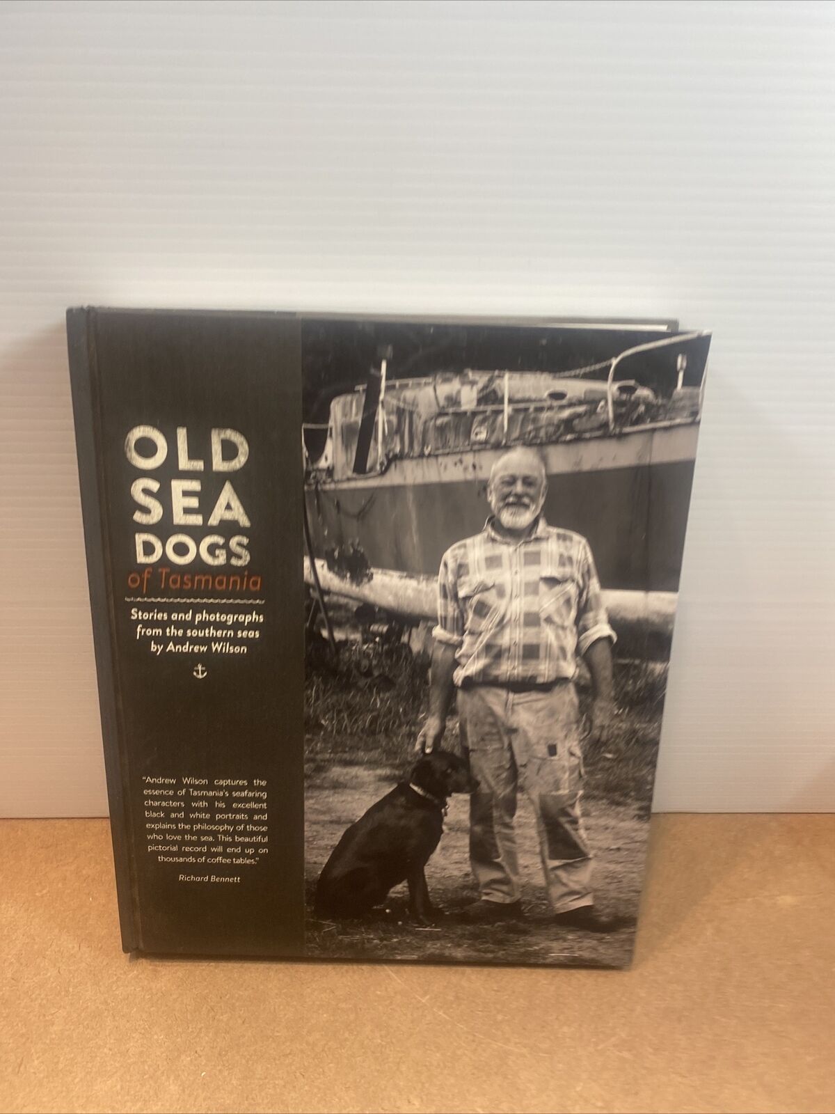 HC Book Signed OLD SEA DOGS of TASMANIA Book by Andrew B Wilson Large