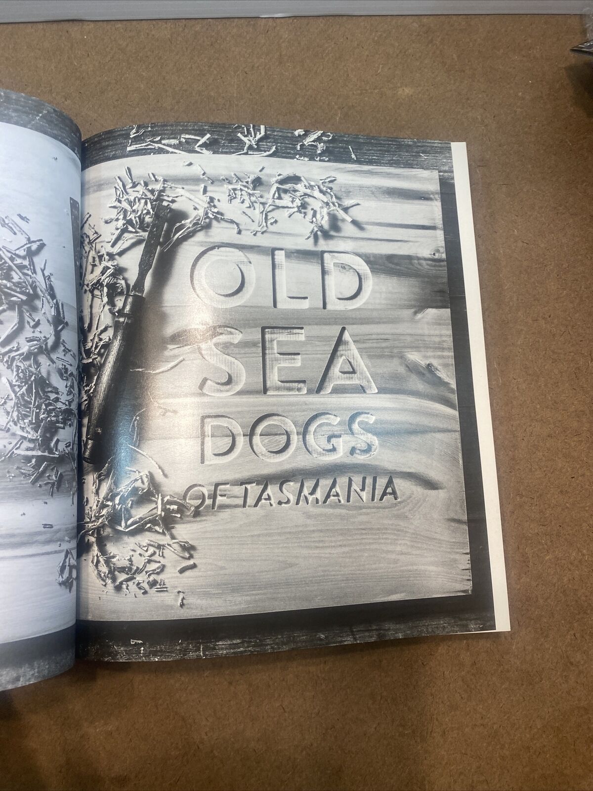 HC Book Signed OLD SEA DOGS of TASMANIA Book by Andrew B Wilson Large