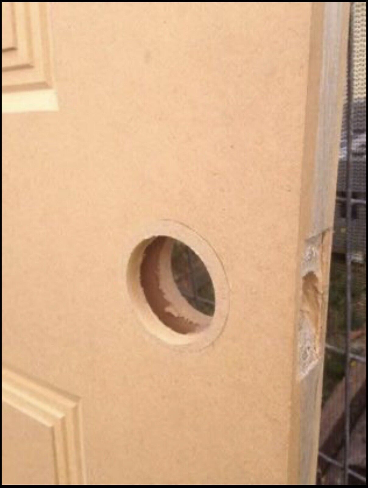 House Door 205 x 80cm Raw MDF internal Room Nice Design Ready to Paint NEW