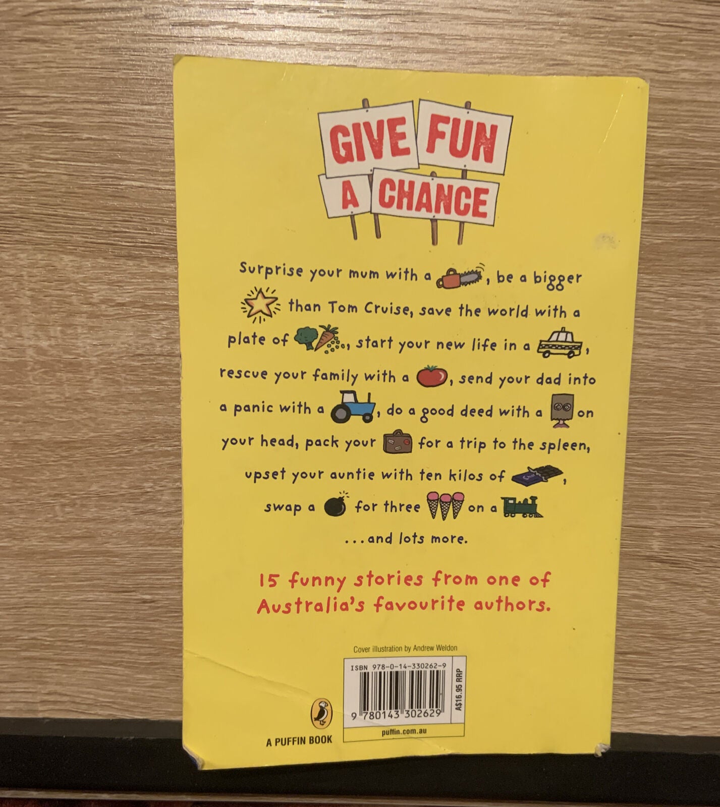 PB Give Peas A Chance & Other Funny Stories by Morris Gleitzman Tweens Book
