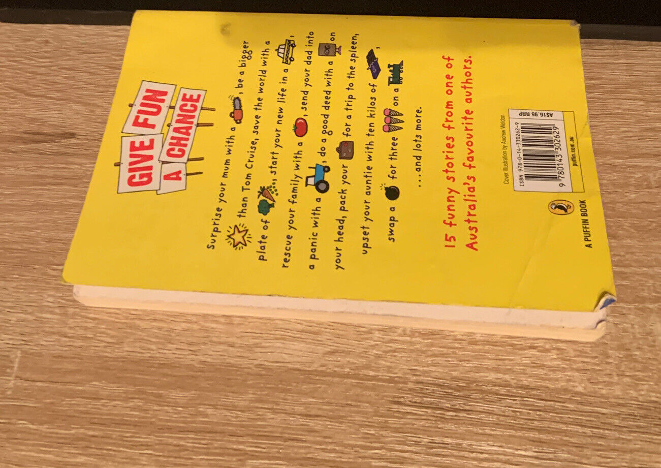 PB Give Peas A Chance & Other Funny Stories by Morris Gleitzman Tweens Book