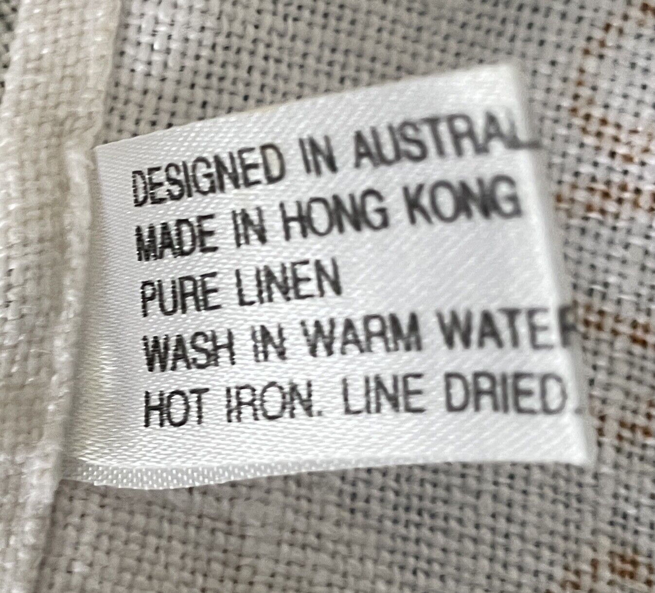 Vintage Tea Towel Linen GOLD COAST Australia Souvenir