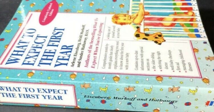 PB Book WHAT TO EXPECT THE FIRST YEAR Arlene Eisenberg Murkoff Parenting Newborn