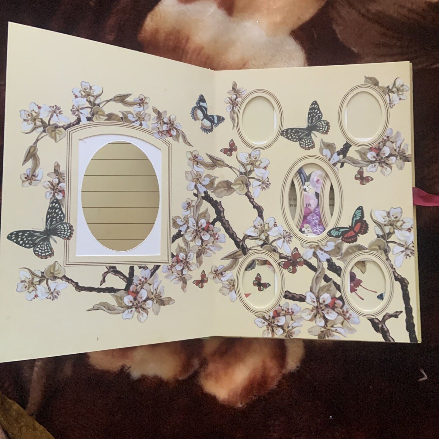 Photograph Album HARMONY Kiky Creative Products 1998 Butterfly Flowers Photo NEW