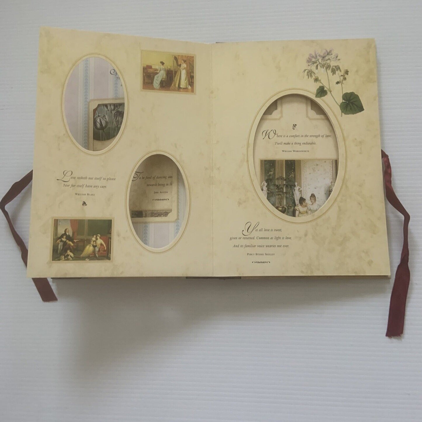Large THE ROMANTIC Photograph Album Features “The Kiss” 1997 NEW Carlton Books
