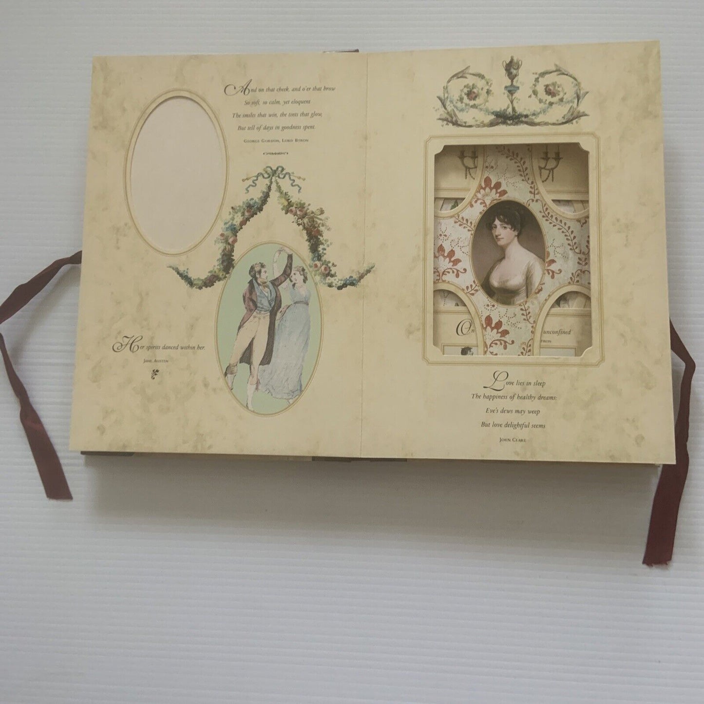 Large THE ROMANTIC Photograph Album Features “The Kiss” 1997 NEW Carlton Books