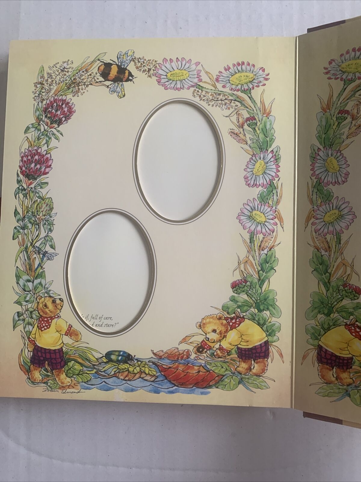 Photograph Album TEDDY BEARS TREASURY Family History Unused Board Book 1997