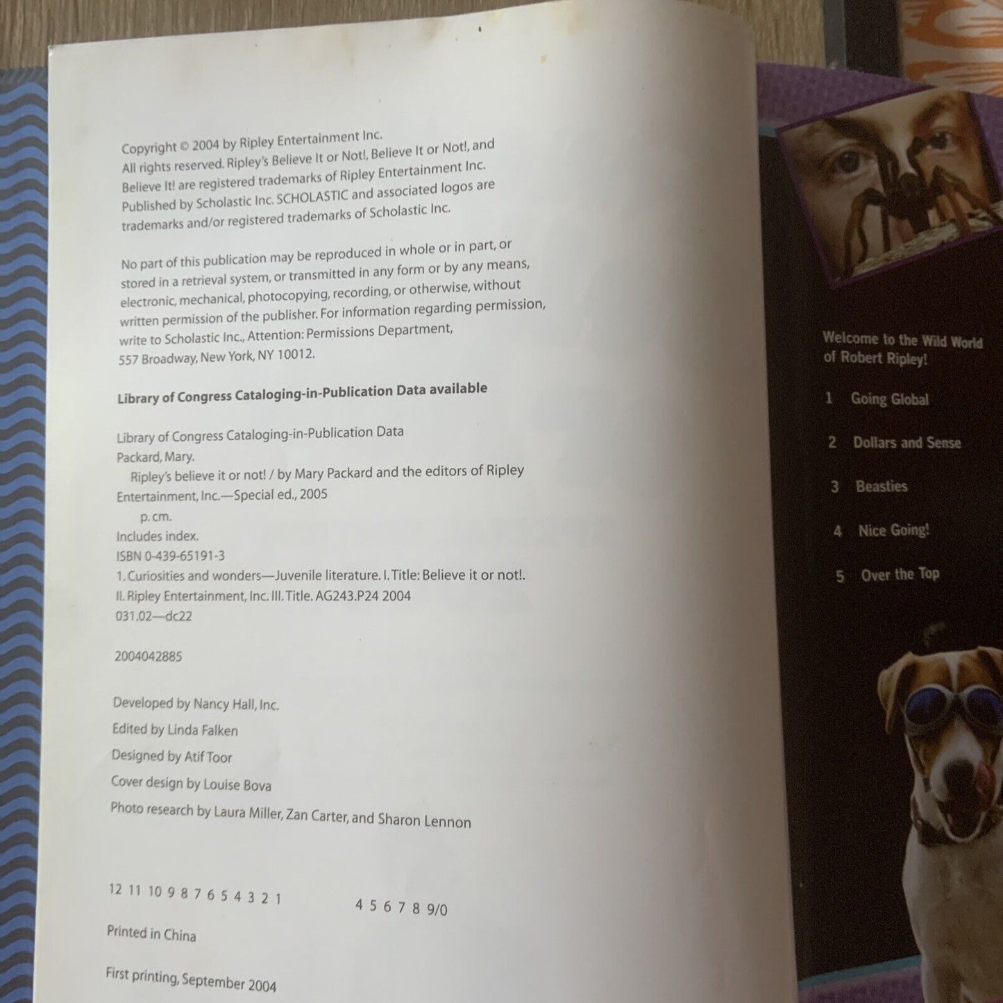 HC Book Ripleys Believe It or Not! Special Edition 2005 by Mary Packa Watermarks