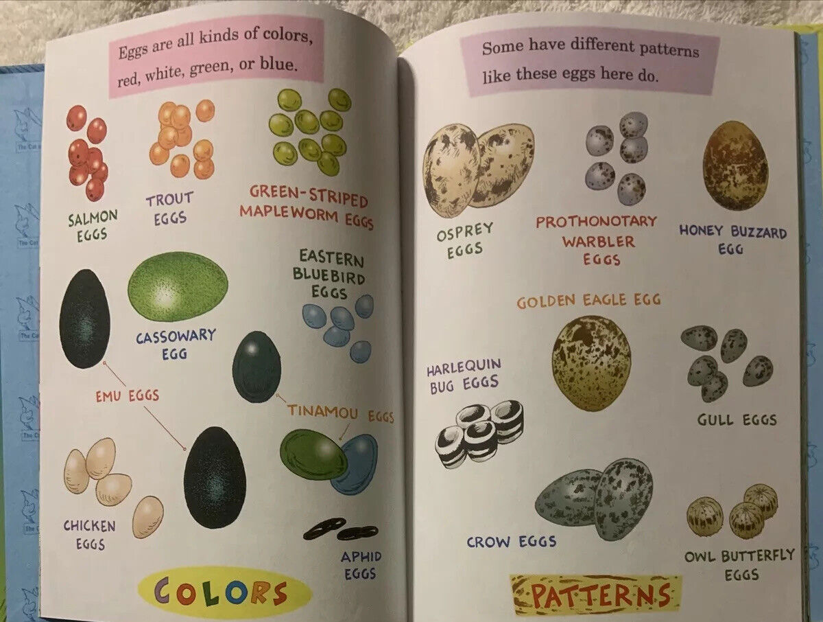HC Book Who Hatches the Egg? All about Eggs by Tish Rabe English Dr Seuss Kids