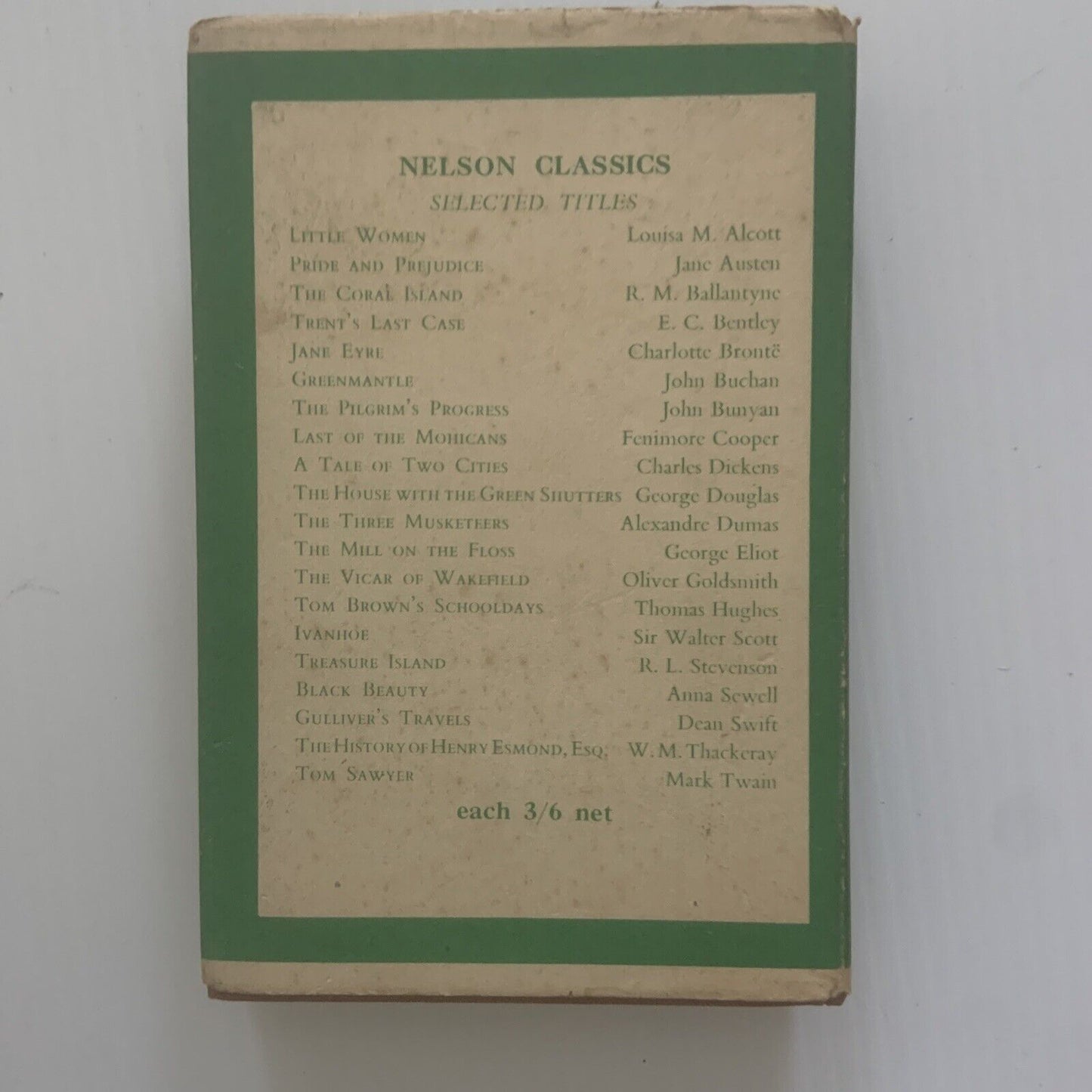 Vintage HC Book QUO VADIS ? 1896 Henryk Sienkiewicz The Nelson Classics Small DJ
