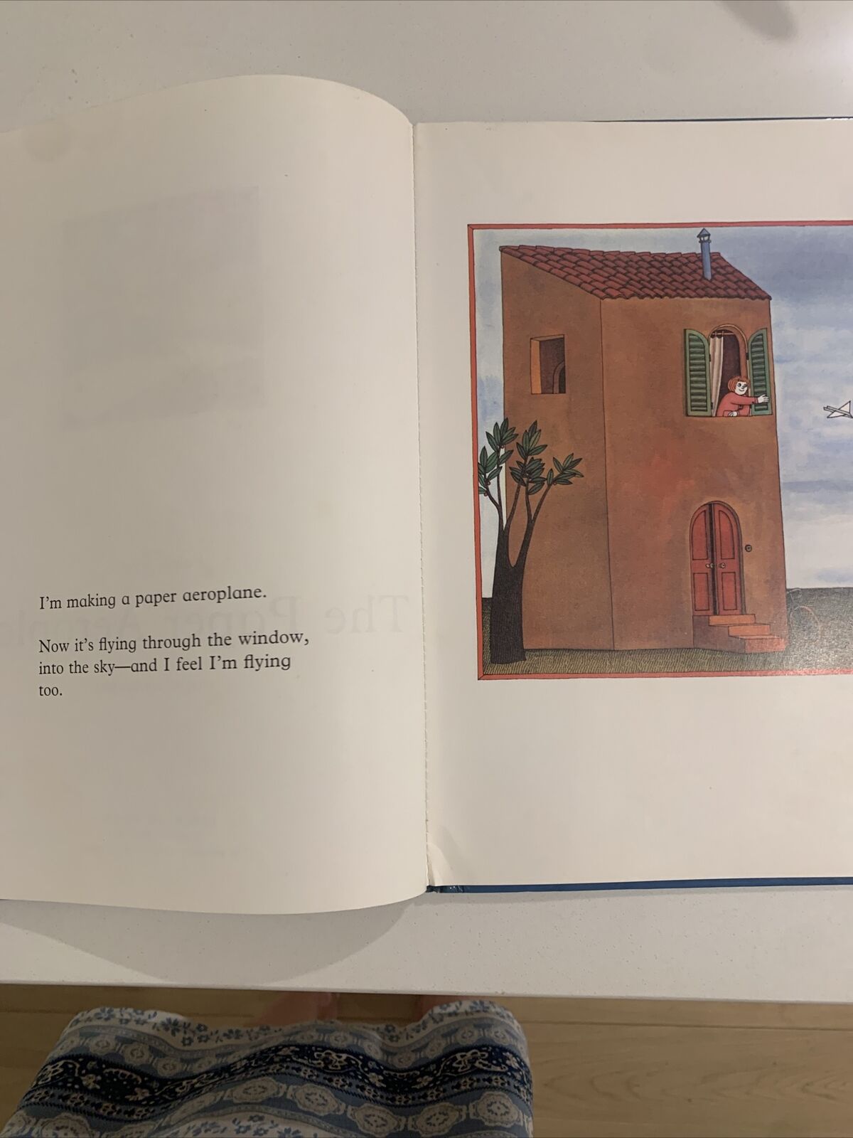 HC The PAPER AIRPLANE By Fulvio Testa 1982 Retold Lucy Meredith Kids AEROPLANE