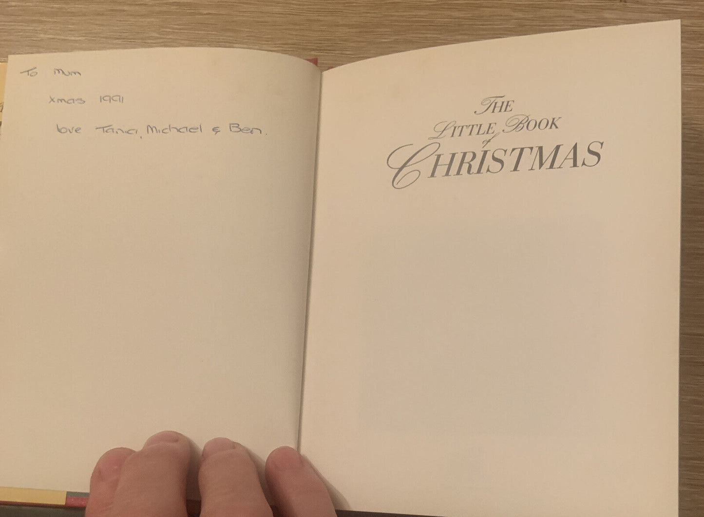 HC Little Book of Christmas Miniature Books by Jennifer Mulherin Inscribed DJ