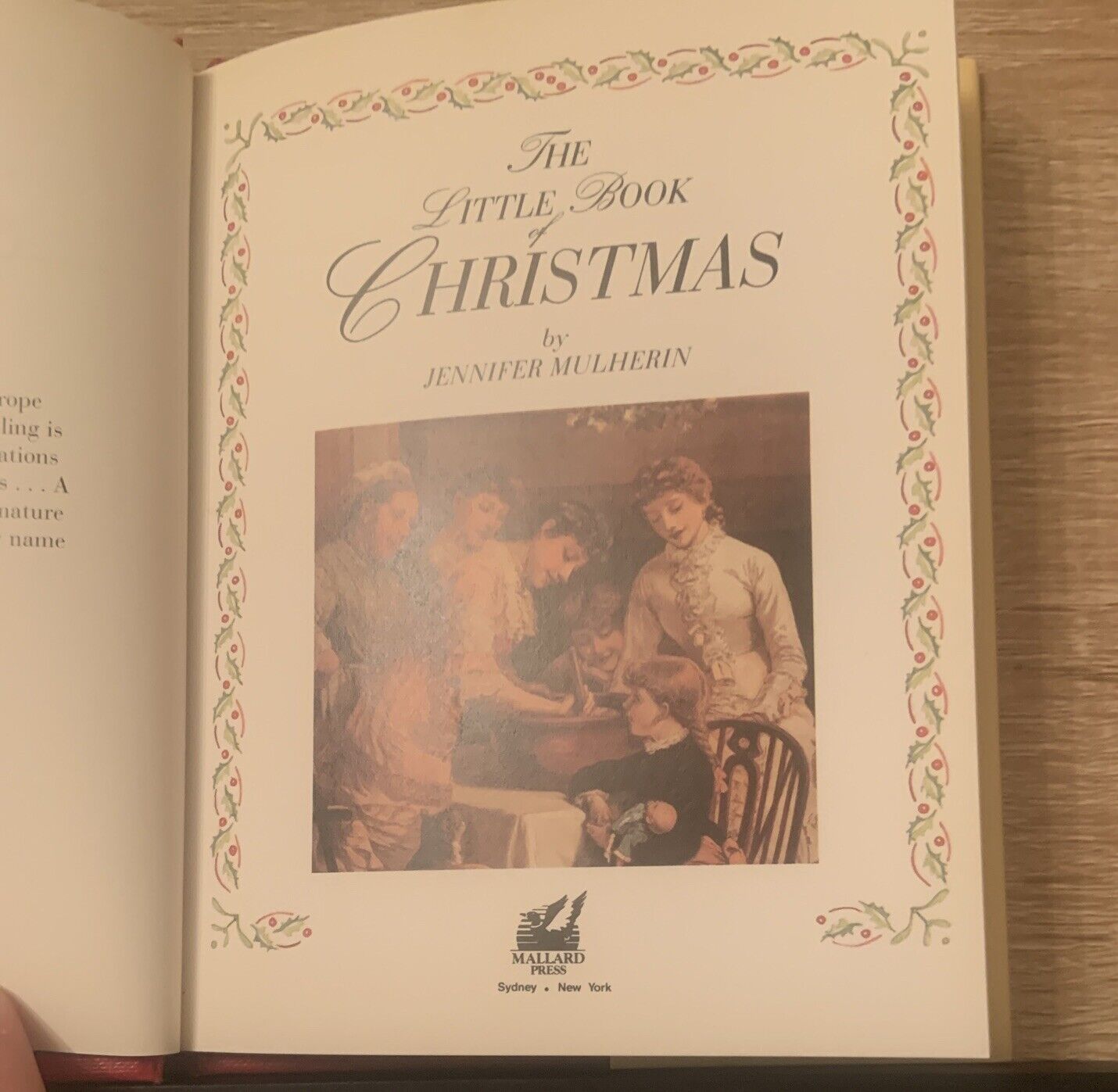 HC Little Book of Christmas Miniature Books by Jennifer Mulherin Inscribed DJ