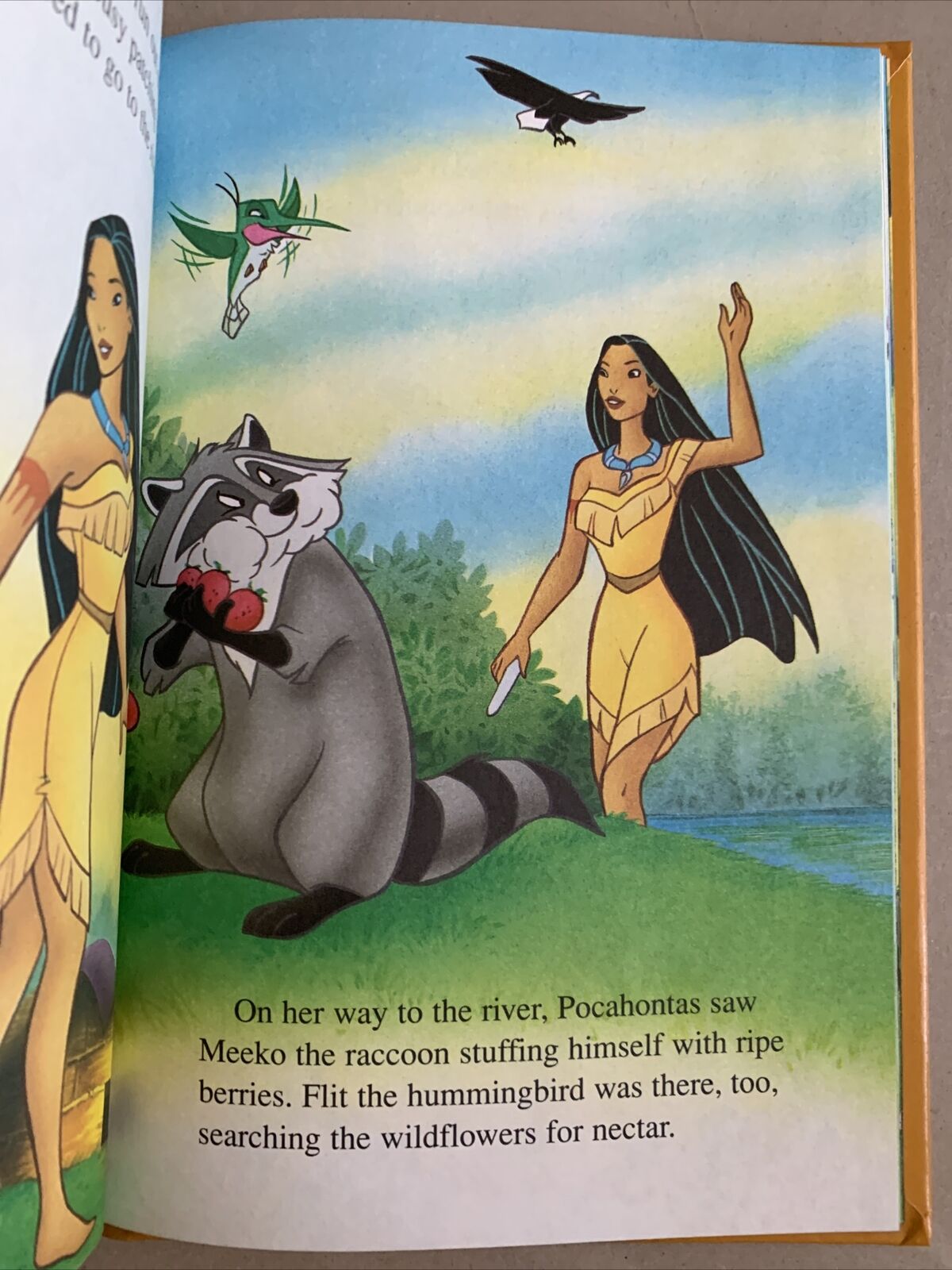 HC Book Disneys Pocahontas and the Baby Eagle Illustrated Full Colour 1997