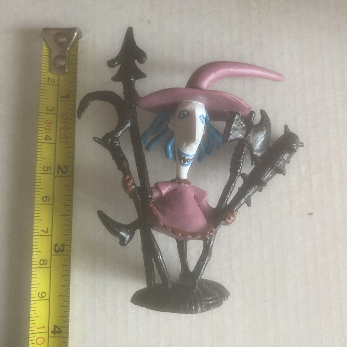 THE NIGHTMARE BEFORE CHRISTMAS Shock Vintage Plastic Figure BY APPLAUSE Witch