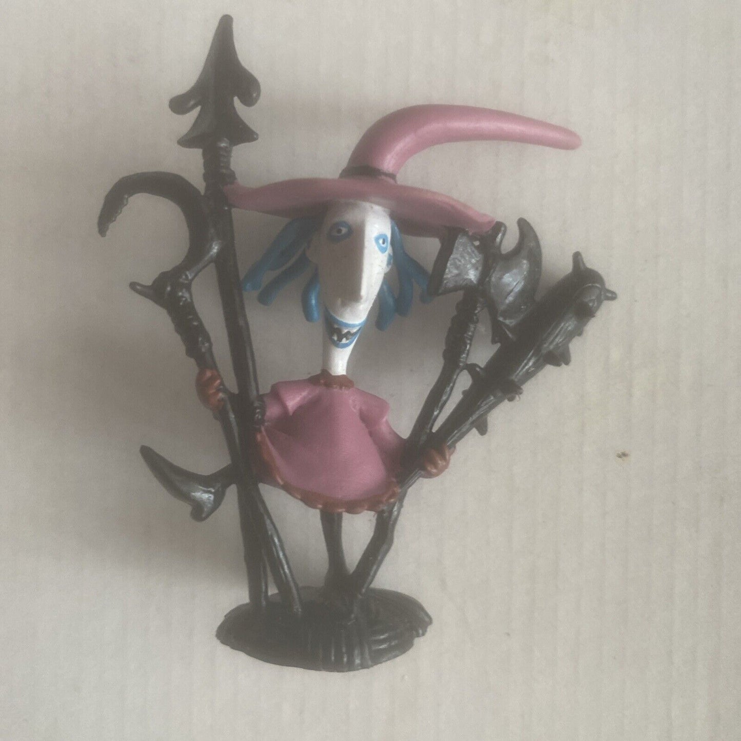 THE NIGHTMARE BEFORE CHRISTMAS Shock Vintage Plastic Figure BY APPLAUSE Witch