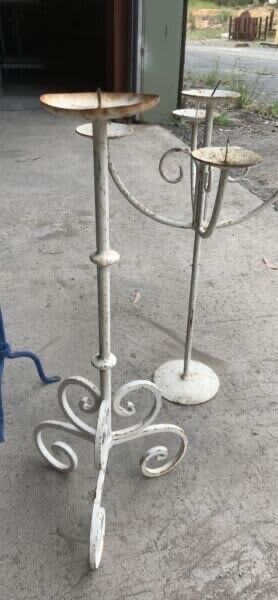 Wrought Iron Candelabra Candle Holder 6 to choose from 47-74cm Rustic Vintage