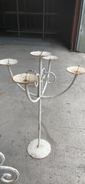 Wrought Iron Candelabra Candle Holder 6 to choose from 47-74cm Rustic Vintage