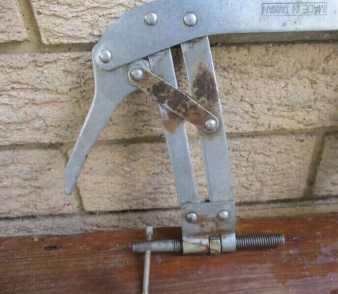 ENGINE VALVE SPRING COMPRESSOR G CLAMP Tensioner 30cm Made in Taiwan Vintage