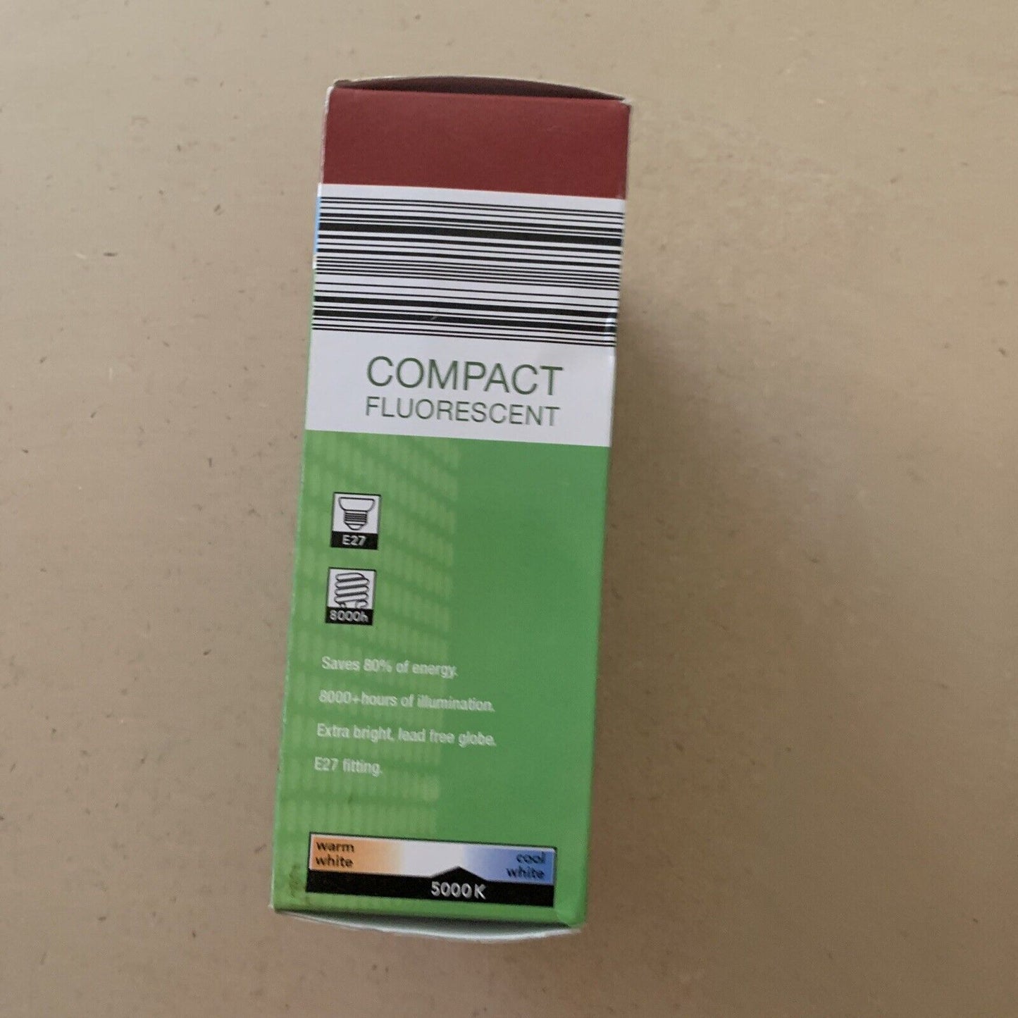 LIGHTWAY 20W E27 2 Pack Compact Fluorescent Globe Bulb 1250 5000K Screw In