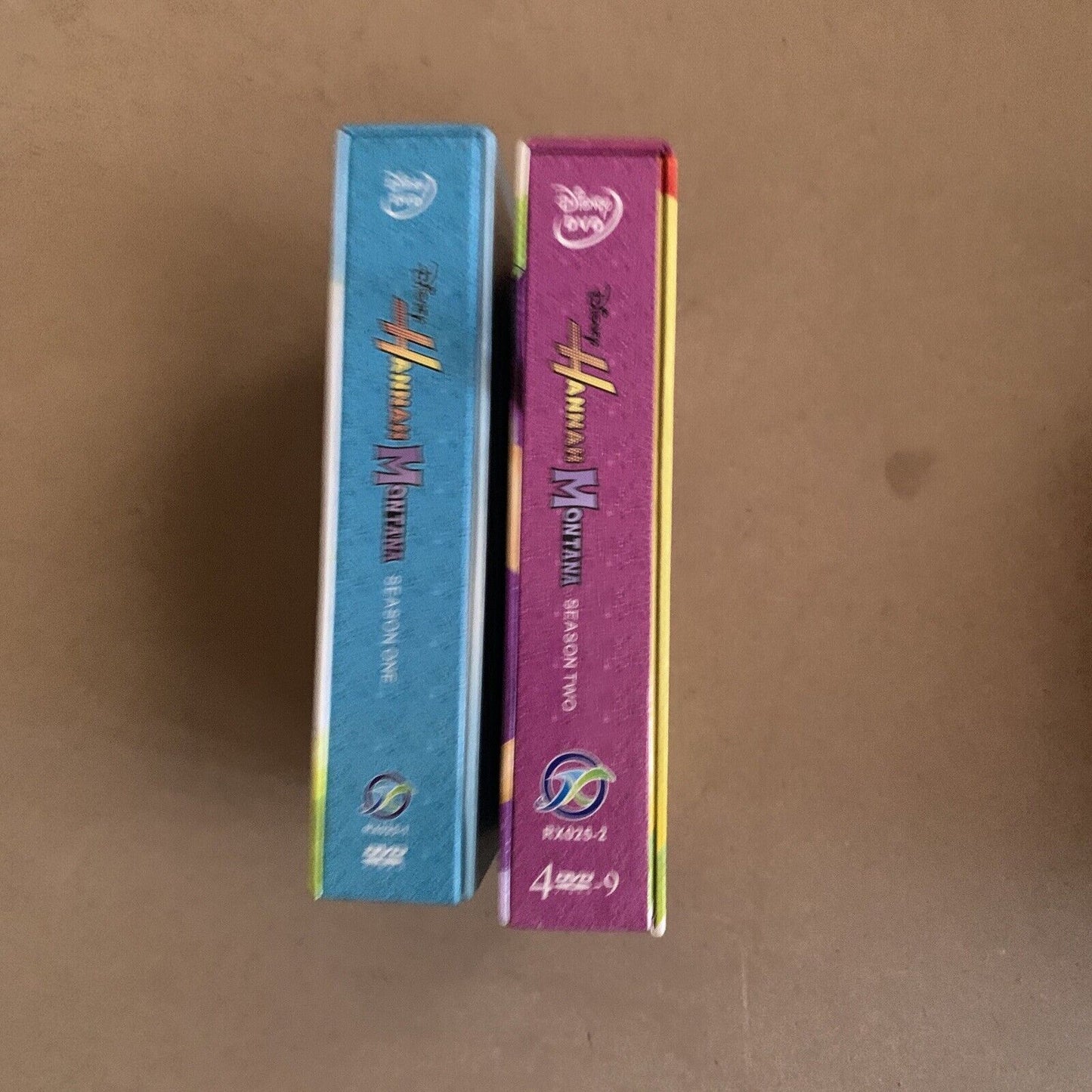 2 x EMPTY BOX ONLY Hannah Montana Complete Seasons 1 & 2 DVD First Second Series