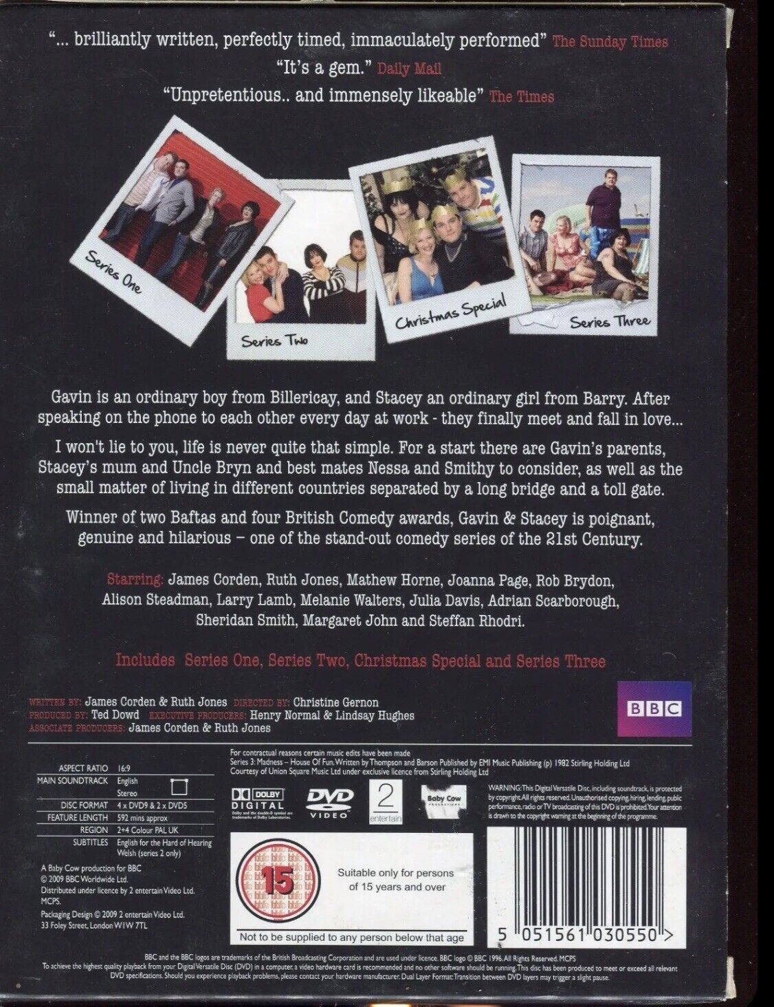 DVD GAVIN AND STACEY The Complete Collection British TV Series R 4 2 UK KeepCase