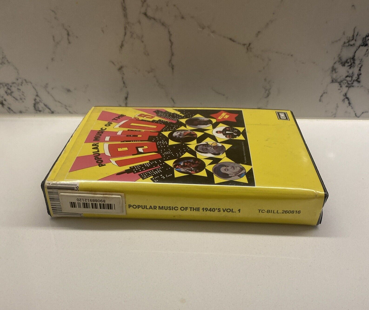 Popular Music Of The 1940s Vol 1 Clam Shell Box Set 4x Audio Tape Cassette Music