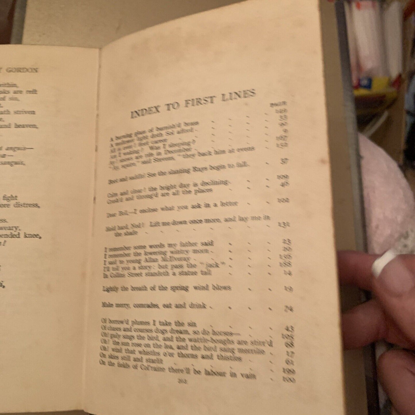 HC Book POETRY The Poetical Works of Adam Lindsay Gordon Embossed Board 1913