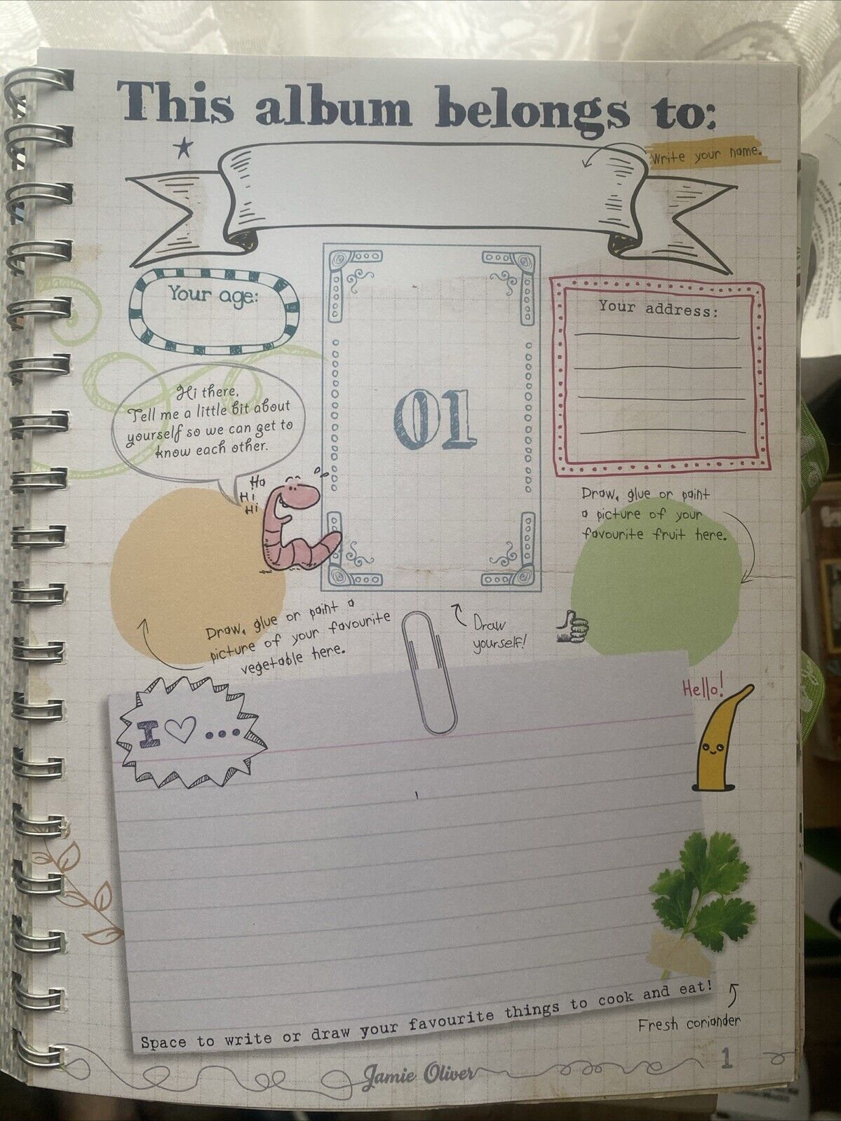 CookBook Jamie’s Garden Collect Grow Cook Share Spiral Bound HC Woolworths 2014