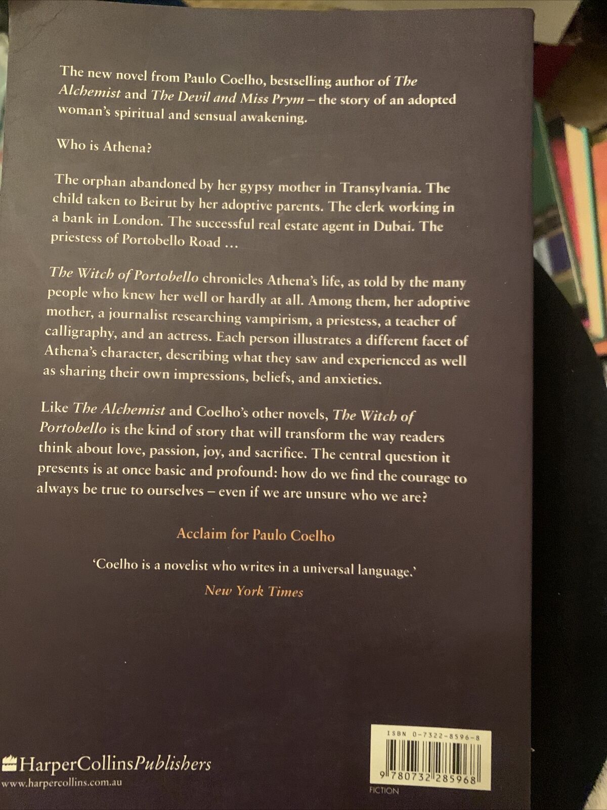 PB Book THE WITCH OF PORTOBELLO by Paulo Coelho 2007 Fiction Romani Gypsy