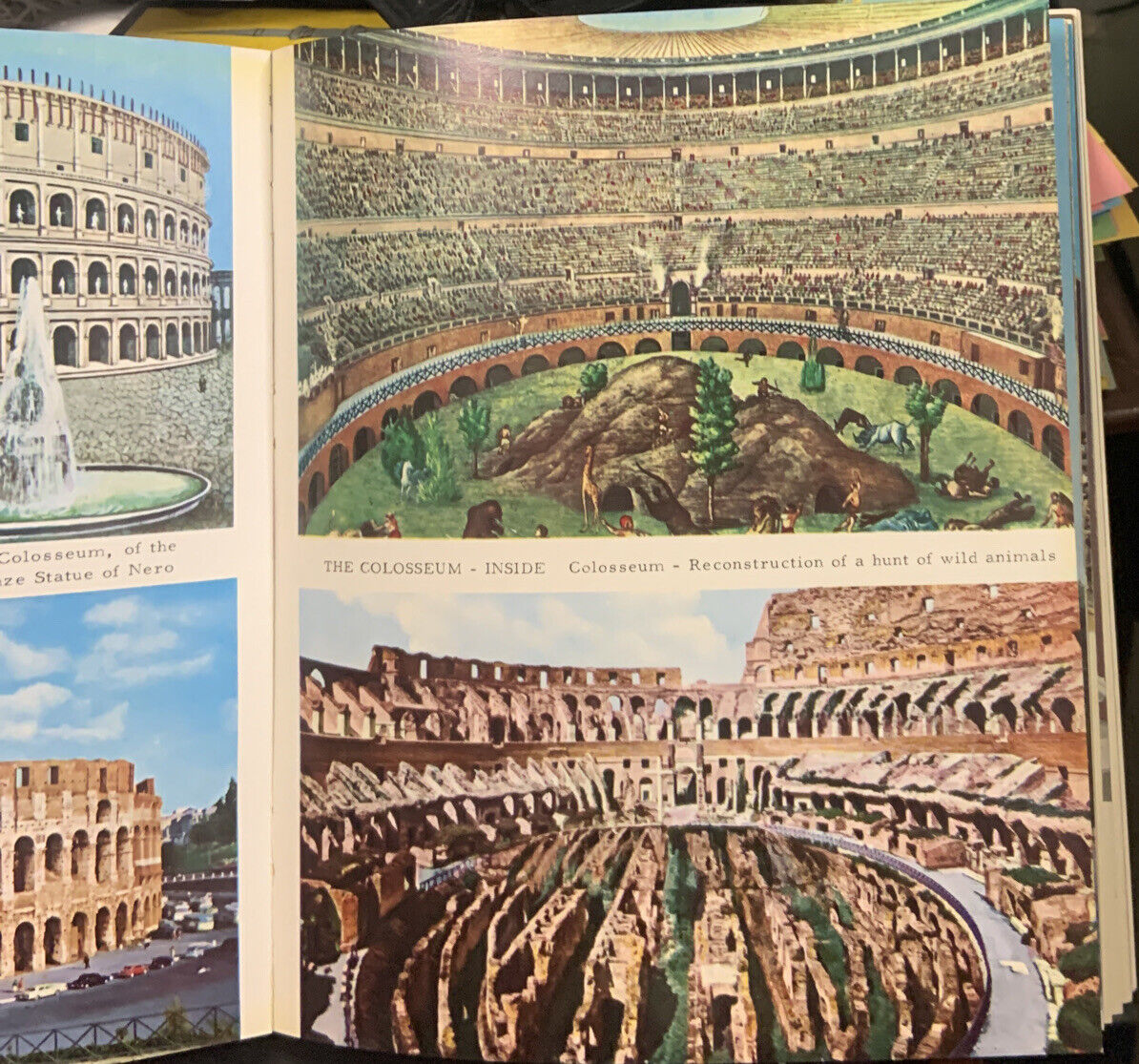 PB ROME AND VATICAN 1969 Kodak Pictorial 170 Coloured Table Photos Vintage Rare
