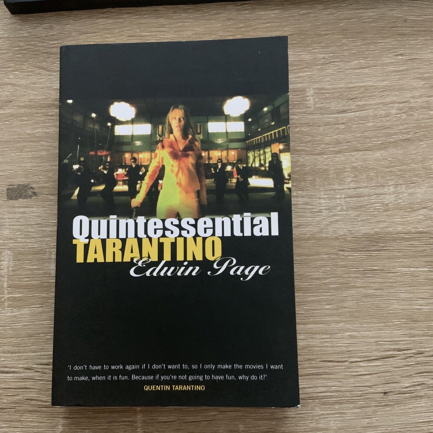 PB Book QUINTESSENTIAL TARANTINO By Edwin Page 2005 Rare