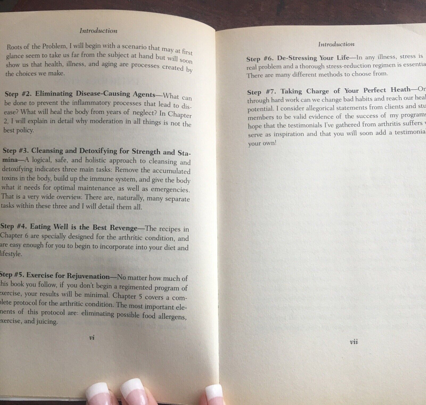 7 Steps To Overcoming Arthritis And Back Pain By Gary Null 2002 PB Book Wellness