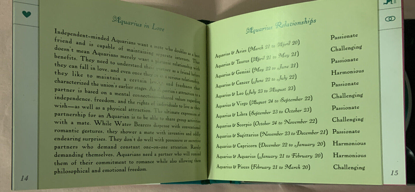 CD Book Set AQUARIUS Cosmic Grooves Astrological Profile & Songs Jane Hodges