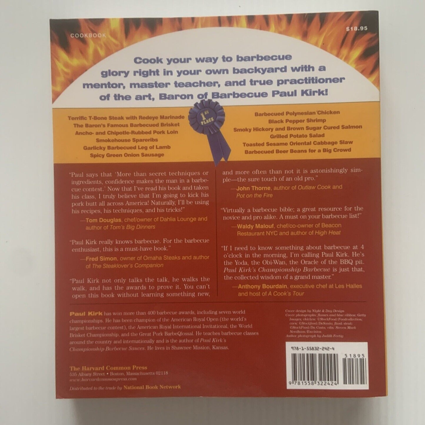 Cookbook Paul Kirk Championship Barbecue BBQ Your Way to Greatness 575 Recipes