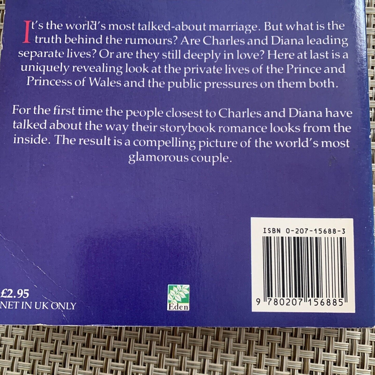 Charles and Diana Inside a Royal Marriage PB Judy Wade 1987 HRG Royal Family