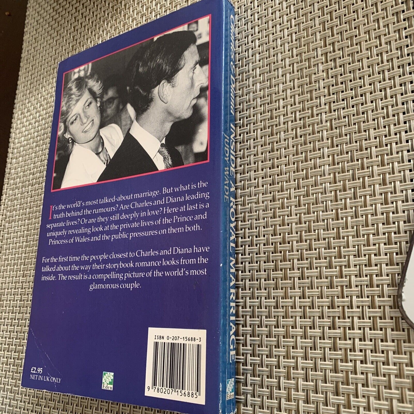 Charles and Diana Inside a Royal Marriage PB Judy Wade 1987 HRG Royal Family