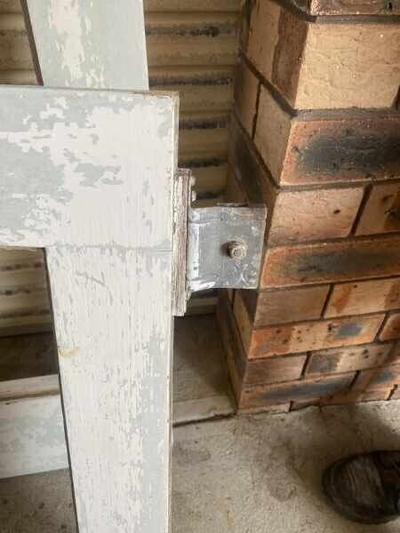 Pair 1960’s timber sliding doors frames only Read description Renovate Repurpose