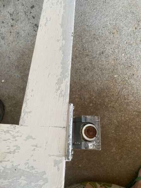Pair 1960’s timber sliding doors frames only Read description Renovate Repurpose