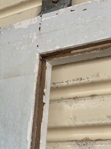 Pair 1960’s timber sliding doors frames only Read description Renovate Repurpose