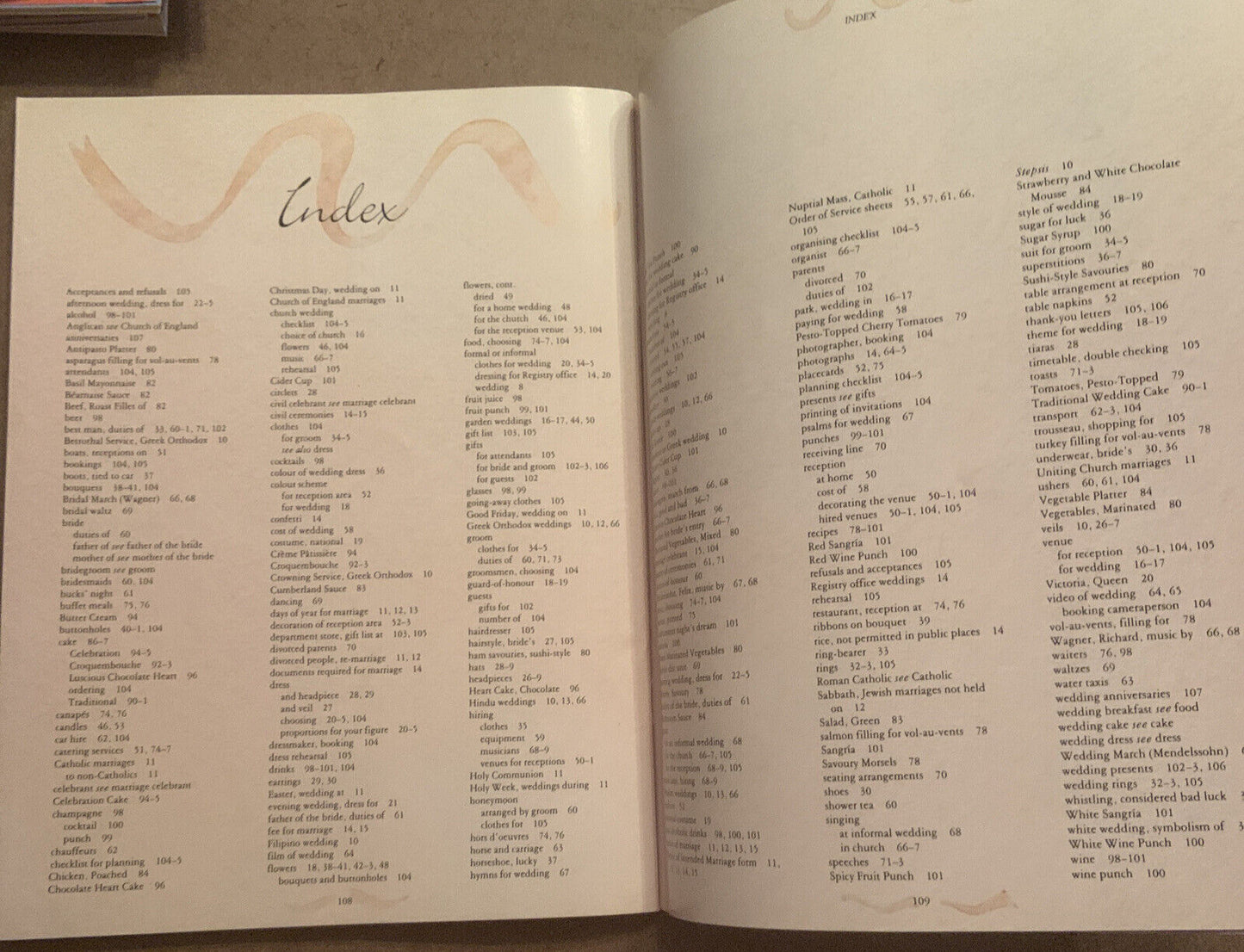 1990 The Family Circle Wedding Book Planning The Perfect Day Instruction Guide