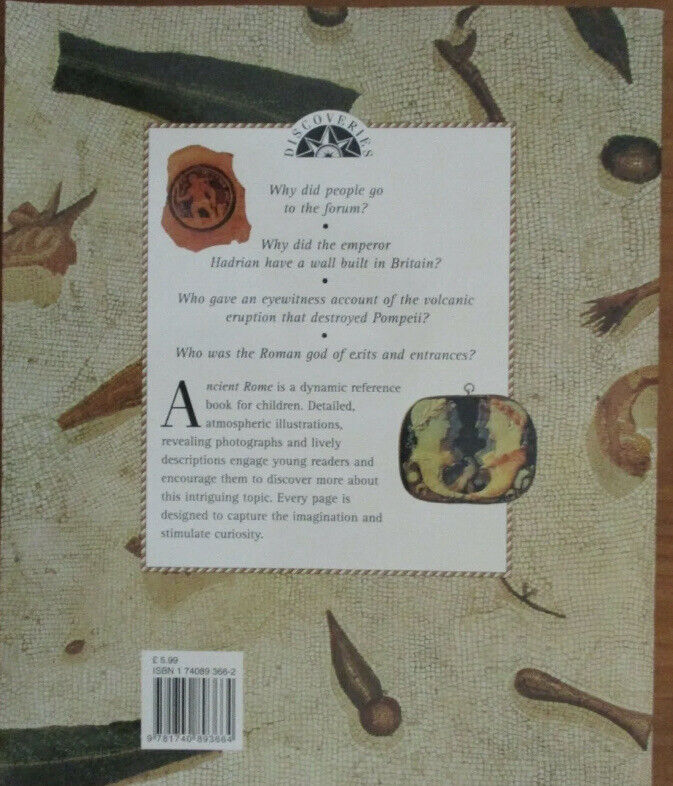 ANCIENT ROME Discoveries Series School History Assignment 1997 Large PB