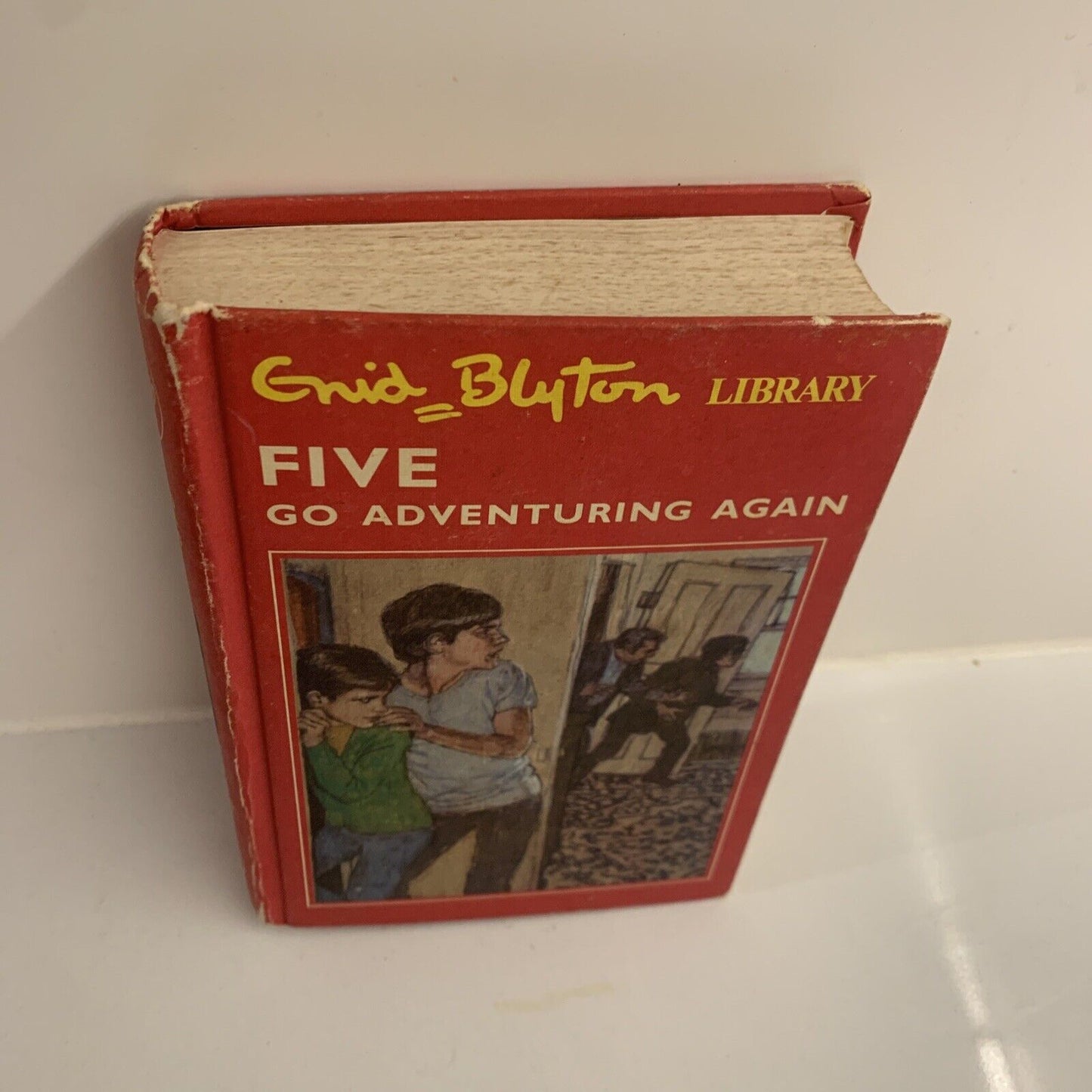 Vtg ENID BLYTON 2 In 1 Famous Five Go Adventuring Again & Go Down to the Sea HC