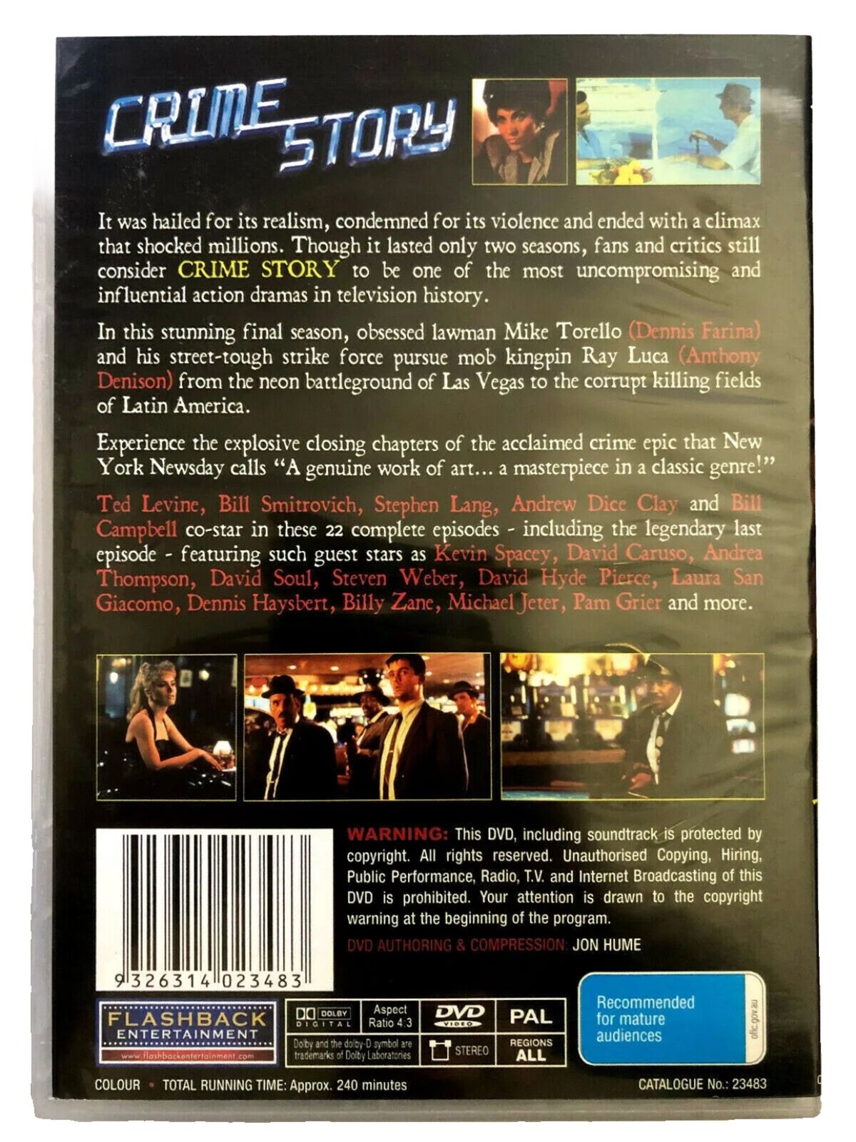 DVD CRIME STORY Las Vegas Volume 2 Episodes 30 DVD Series R ALL Sealed NEW