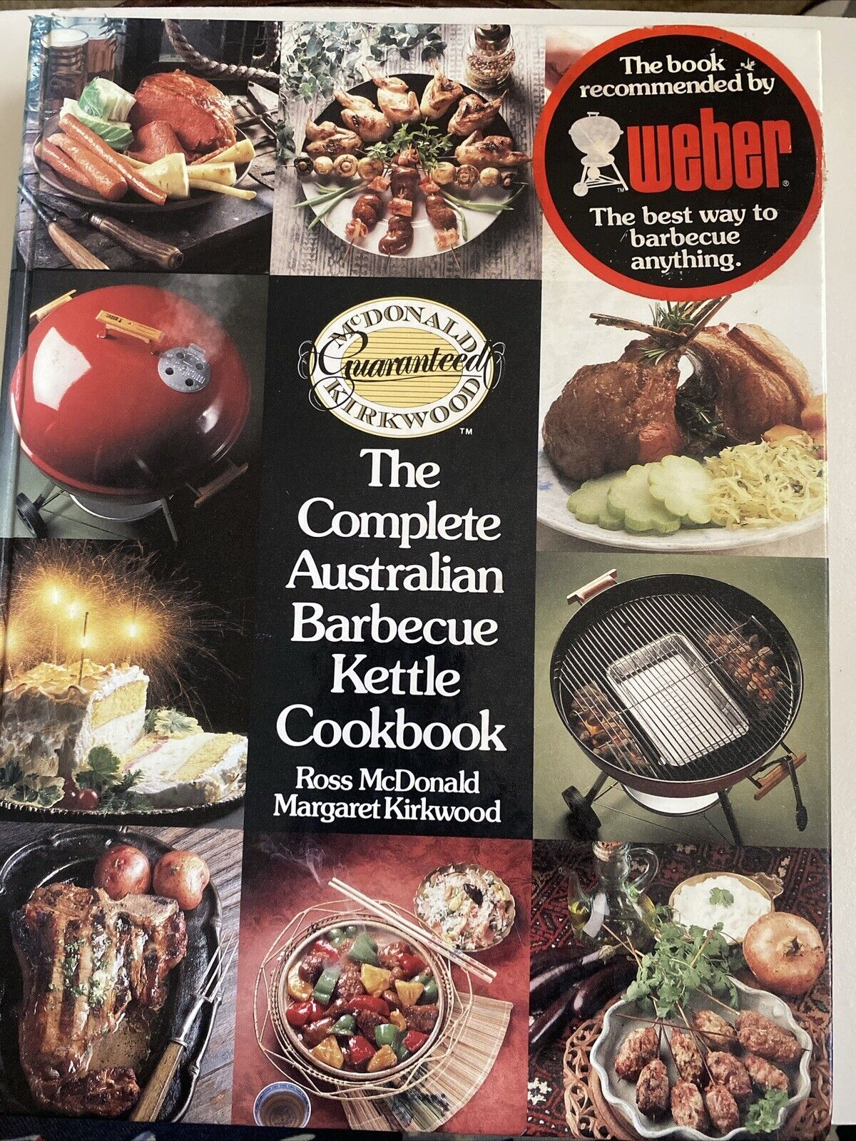 Cookbook 1989 WEBER The Complete Australian Barbecue Kettle BBQ HC Recipes 2nd
