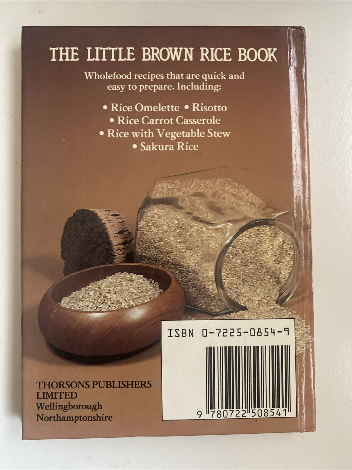 Cookbook LITTLE BROWN RICE BOOK by David Eno Baking HC Pocket Book 1984