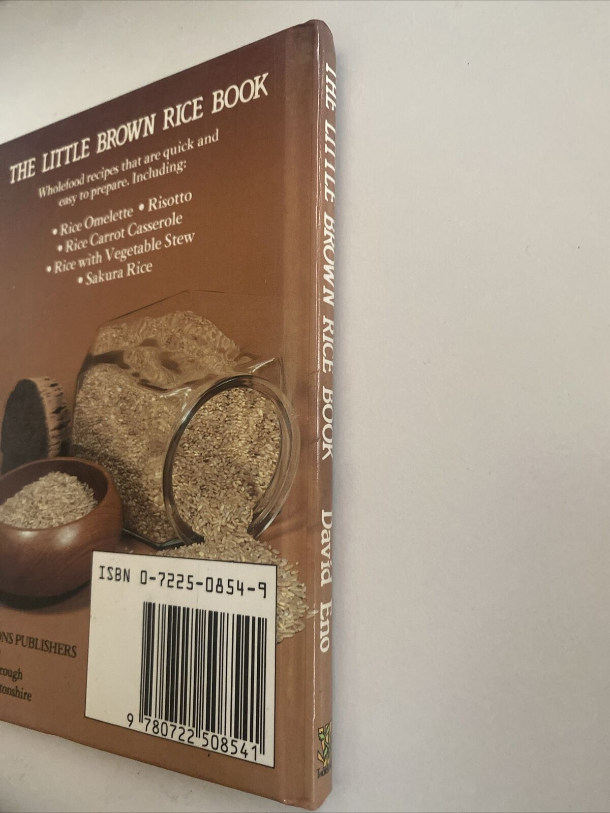 Cookbook LITTLE BROWN RICE BOOK by David Eno Baking HC Pocket Book 1984